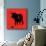 Pamplona Bull II-Rosa Mesa-Mounted Art Print displayed on a wall