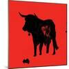 Pamplona Bull II-Rosa Mesa-Mounted Art Print