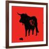 Pamplona Bull II-Rosa Mesa-Framed Art Print