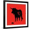 Pamplona Bull II-Rosa Mesa-Framed Art Print