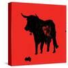 Pamplona Bull II-Rosa Mesa-Stretched Canvas