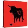 Pamplona Bull II-Rosa Mesa-Stretched Canvas