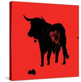 Pamplona Bull II-Rosa Mesa-Stretched Canvas