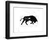 Pamplona Bull III-Rosa Mesa-Framed Art Print