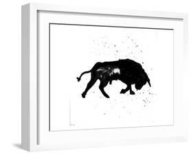 Pamplona Bull III-Rosa Mesa-Framed Art Print