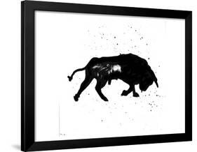 Pamplona Bull III-Rosa Mesa-Framed Art Print