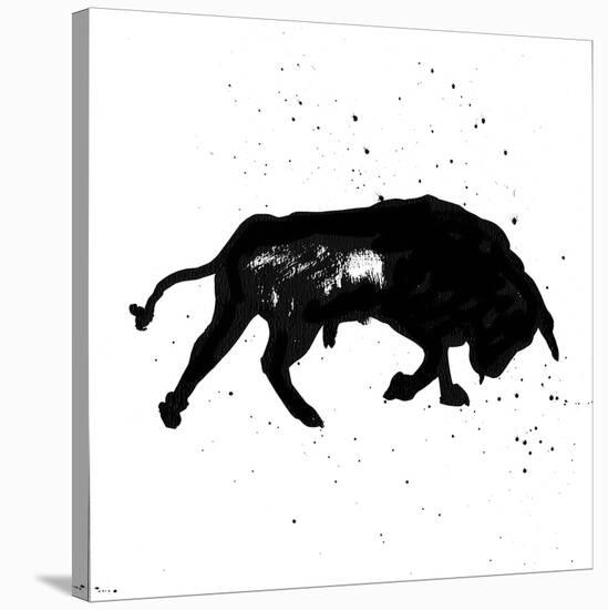 Pamplona Bull III-Rosa Mesa-Stretched Canvas