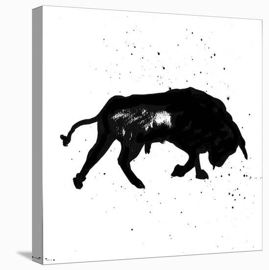 Pamplona Bull III-Rosa Mesa-Stretched Canvas