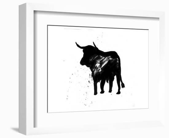 Pamplona Bull IV-Rosa Mesa-Framed Art Print