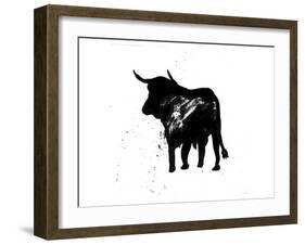 Pamplona Bull IV-Rosa Mesa-Framed Art Print