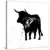 Pamplona Bull IV-Rosa Mesa-Stretched Canvas