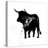 Pamplona Bull IV-Rosa Mesa-Stretched Canvas