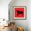 Pamplona Bull V-Rosa Mesa-Framed Art Print displayed on a wall