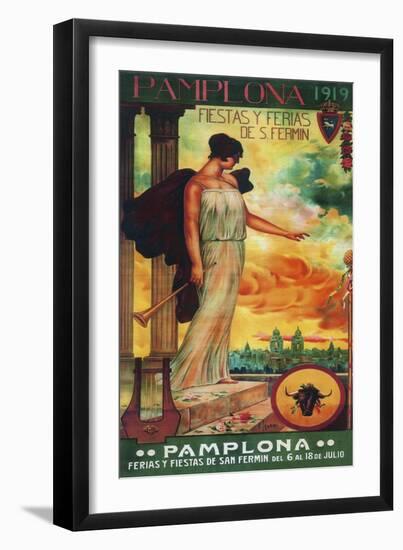 Pamplona V-null-Framed Giclee Print