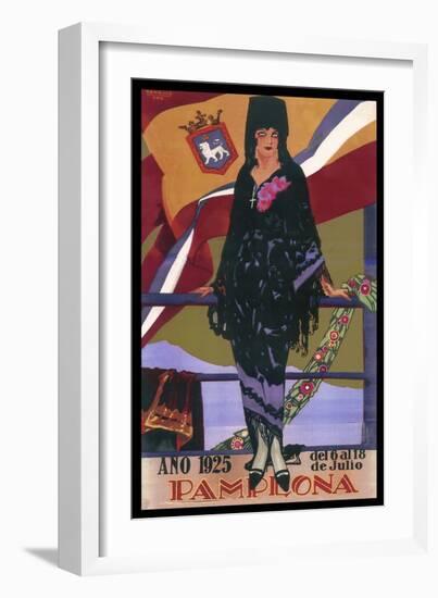 Pamplona X-null-Framed Giclee Print