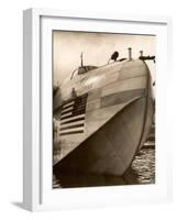 Pan Am Clipper Seaplane-George Strock-Framed Premium Photographic Print