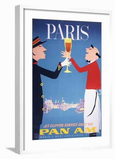 Pan Am - Paris-null-Framed Art Print