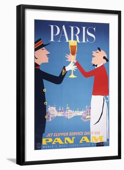 Pan Am - Paris-null-Framed Art Print