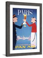 Pan Am - Paris-null-Framed Art Print