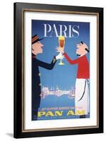 Pan Am - Paris-null-Framed Art Print