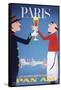 Pan Am - Paris-null-Framed Stretched Canvas