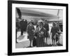 Pan Am Stewardesses in Frankfurt after Emergency Landing-null-Framed Photographic Print