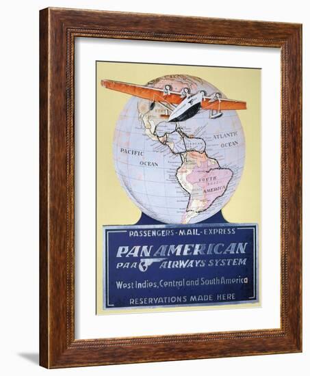 Pan American Airways 1934-null-Framed Giclee Print