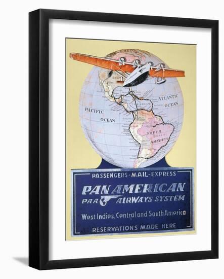 Pan American Airways 1934-null-Framed Giclee Print