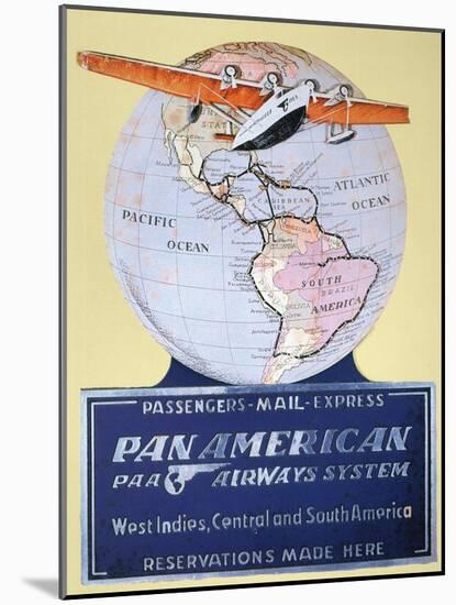Pan American Airways 1934-null-Mounted Giclee Print
