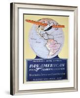 Pan American Airways 1934-null-Framed Giclee Print