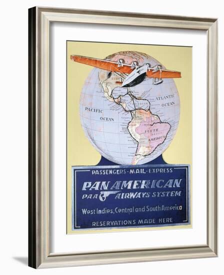 Pan American Airways 1934-null-Framed Giclee Print
