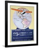 Pan American Airways 1934-null-Framed Giclee Print