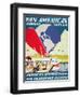 Pan American Airways System Poster, 1929-null-Framed Premium Giclee Print