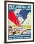 Pan American Airways System Poster, 1929-null-Framed Premium Giclee Print