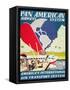Pan American Airways System Poster, 1929-null-Framed Stretched Canvas