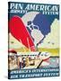 Pan American Airways System Poster, 1929-null-Stretched Canvas