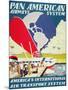 Pan American Airways System Poster, 1929-null-Mounted Giclee Print