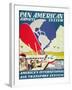 Pan American Airways System Poster, 1929-null-Framed Giclee Print