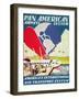 Pan American Airways System Poster, 1929-null-Framed Giclee Print