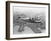 Pan American China Clipper and San Francisco Skyline Photograph No.1 - San Francisco, CA-Lantern Press-Framed Art Print