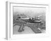 Pan American China Clipper and San Francisco Skyline Photograph No.1 - San Francisco, CA-Lantern Press-Framed Art Print