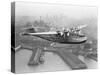 Pan American China Clipper and San Francisco Skyline Photograph No.1 - San Francisco, CA-Lantern Press-Stretched Canvas