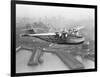 Pan American China Clipper and San Francisco Skyline Photograph No.1 - San Francisco, CA-Lantern Press-Framed Art Print