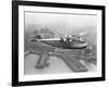 Pan American China Clipper and San Francisco Skyline Photograph No.1 - San Francisco, CA-Lantern Press-Framed Art Print