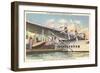 Pan American Clipper Boarding in Miami-null-Framed Art Print