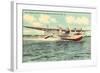 Pan-American Clipper Taking Off, Florida-null-Framed Art Print