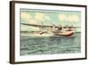 Pan-American Clipper Taking Off, Florida-null-Framed Art Print