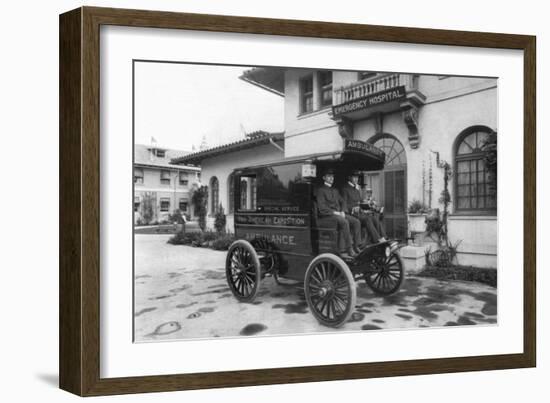 Pan-American Exposition Ambulance-C.d. Arnold-Framed Art Print