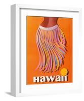 Pan American: Hawaii - Hula Skirt-null-Framed Giclee Print