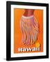 Pan American: Hawaii - Hula Skirt-null-Framed Giclee Print